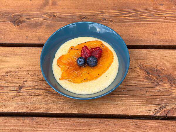 Cake me tender - Каша крем-брюле из поленты