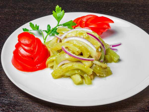 AzianA - Салат с баклажаном и чесноком