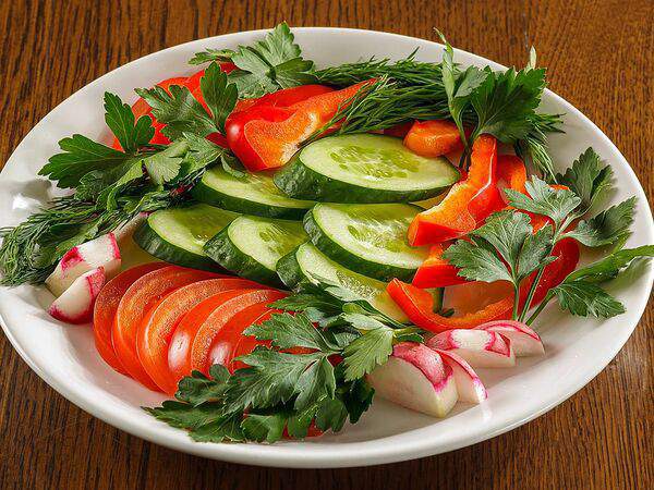 Загородный клуб Солярис - Нарезка овощная