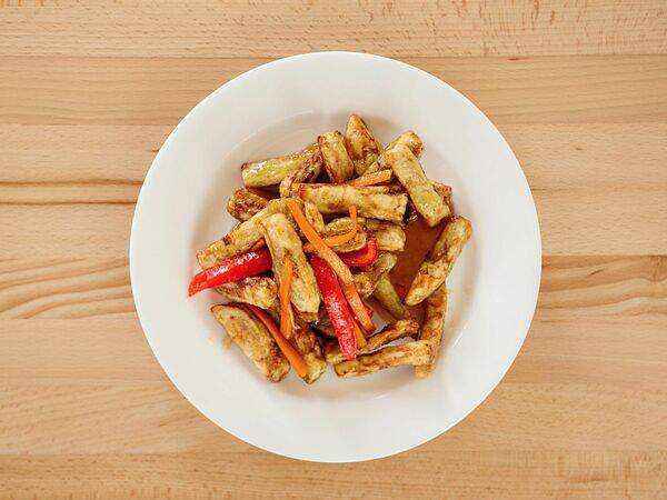 Харбин - Баклажан в кисло-сладком соусе