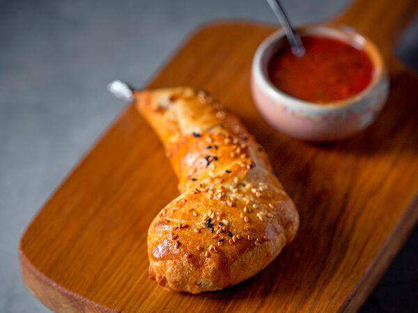 Ткемали - Самса с каре ягненка