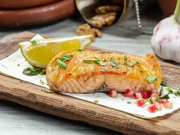 Грузинское кафе Ван Гоги - Стейк из семги на мангале