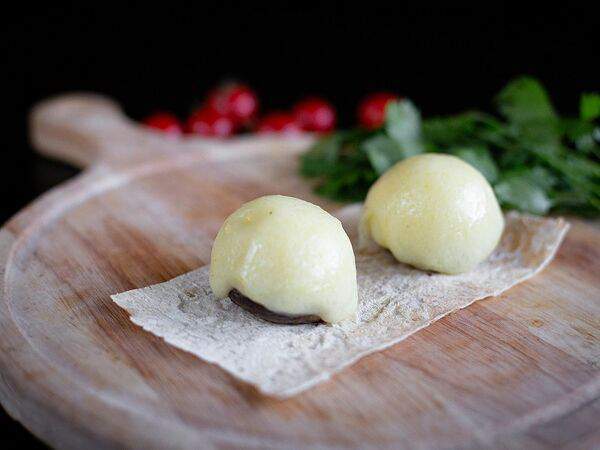 Очаг Драйв - Шашлык из грибов с сыром