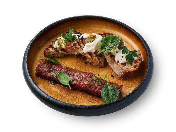 Portofino - Тартар из телятины с овощным гратеном