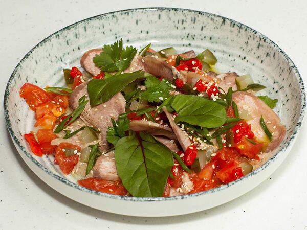 Утесов - Томленый телячий язык в соусе тонато