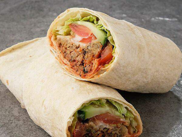 Люблю и Благодарю Вегетарианское кафе - Ролл в лаваше