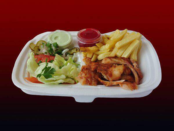 Эль-Буррито - Донер кебаб на тарелке с говядиной