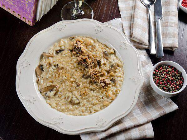Прованс - Ризотто с белыми грибами и трюфельным маслом