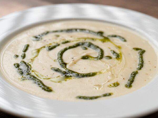 Волконский - Овощной крем-суп с красной рыбой