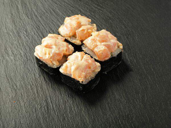 Kioto Mix-Cafe - Спайси Маки ролл с лососем