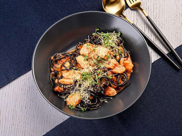 Formula coffee - Паста Неро с морепродуктами