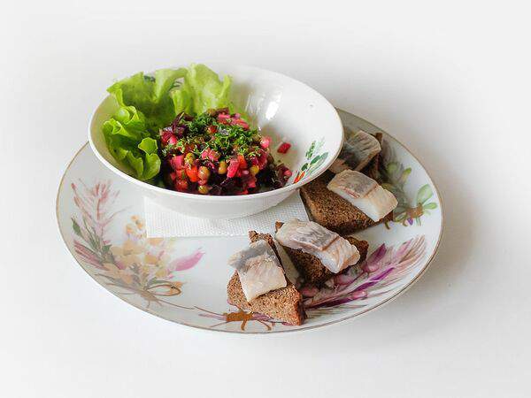 Брынза - Винегрет из овощей