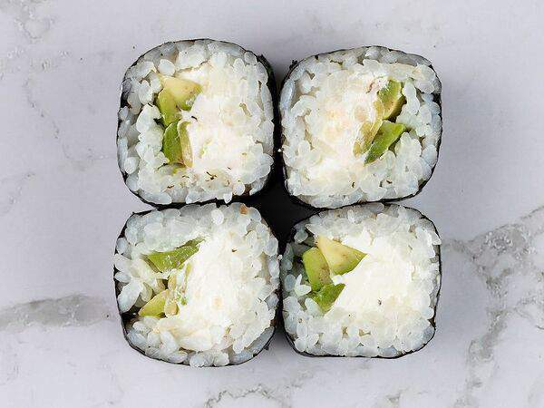 Васаби - Ролл с авокадо и сливочным сыром