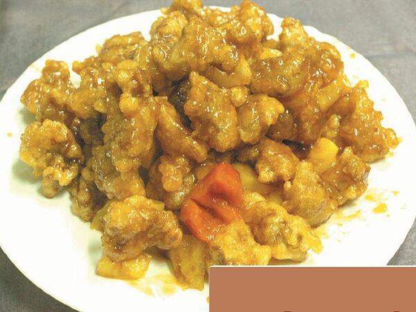 Лунзян - 114 / 2 Свинина с ананасами в соусе