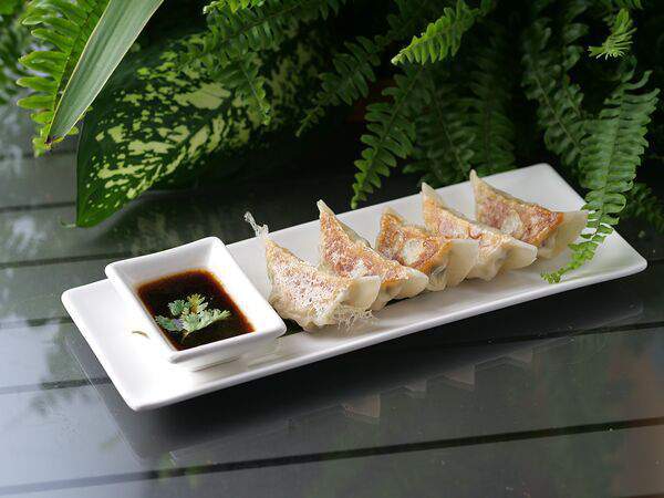 Dong po - Японские жареные пельмени Гедза с креветками