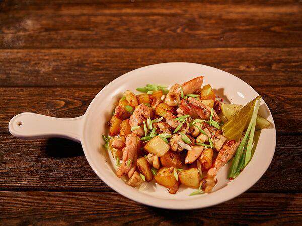 Ресторан фазенда - Жарёха с мясом