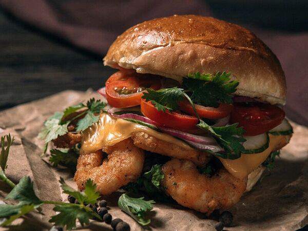 Гофманъ - Бургер с креветками