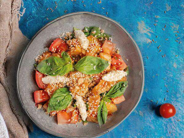 Уголёк ХК - Салат с хрустящими баклажанами