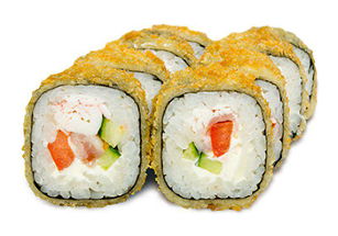 Суши-Сан & Пицца - Бекон темпура ролл