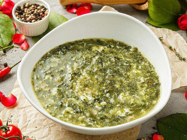 Вэлфед - Куриный суп с птитимом и шпинатом