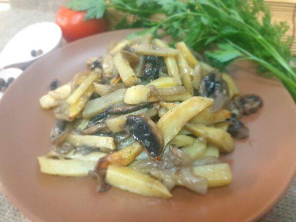 Ссср - Картофель, жаренный с грибами