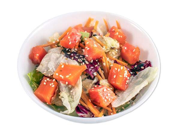 Суши Рум - Салат с копченым лососем