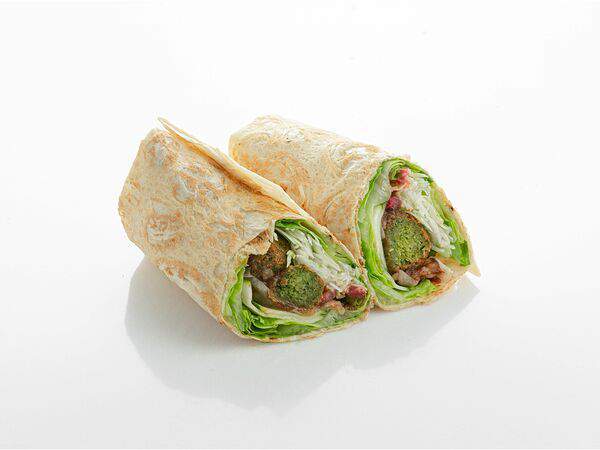 Dopamine Salads & Bowls - Фалафель врап с заправкой Кокосовый тахини