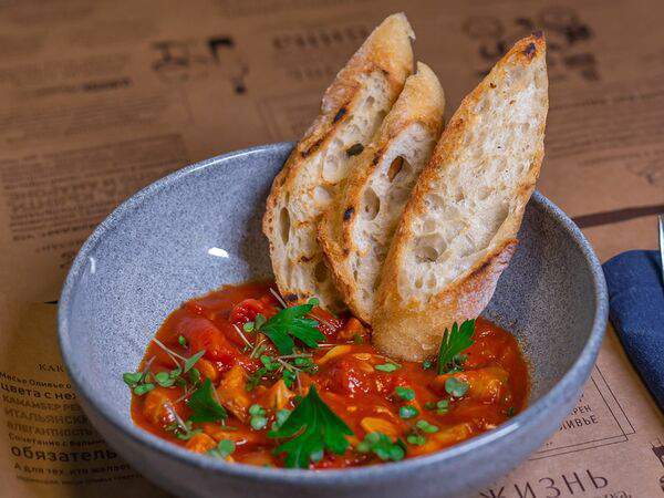 Месье оливье - Черноморские рапанами в томатном соусе том ям