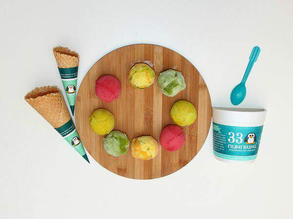 33 пингвина - Мороженое mix Без лактозы