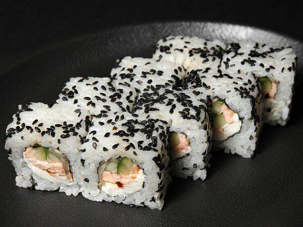 Рога лося - Вулкан с угрем и жареным лососем