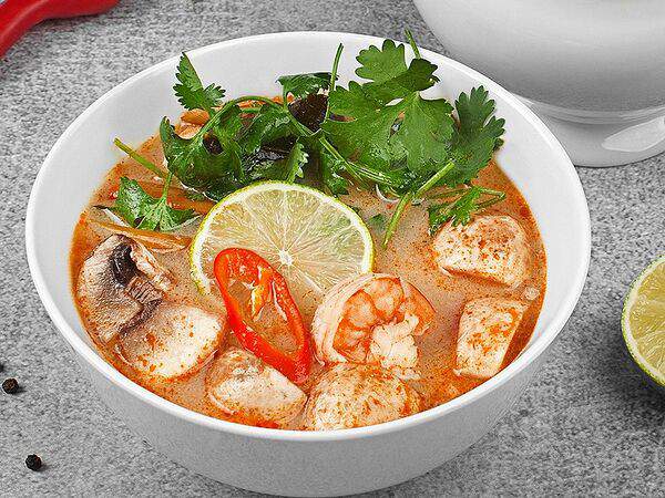 #megapolisbar People's - Том Ям с тигровыми креветками