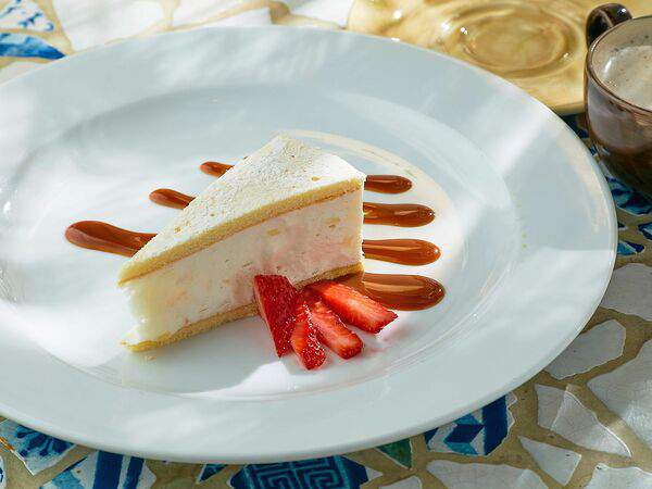 Квеври - Сырный торт с грушей