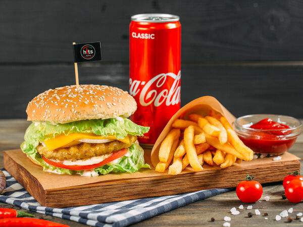 Шашлык Hits - Комбо Чикен-Хит Бургер с курицей №1