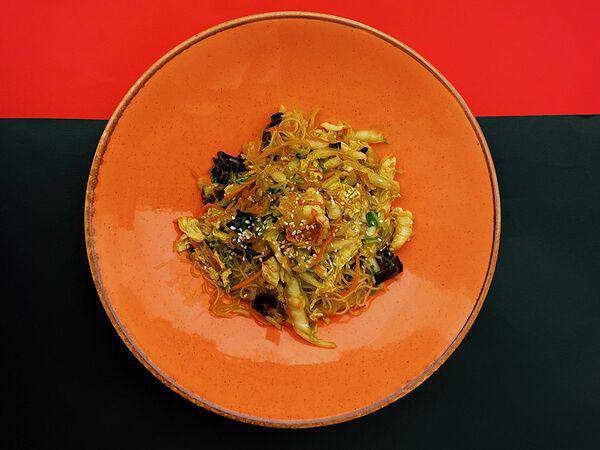 Чихо - Стеклянная лапша с курицей и креветкой