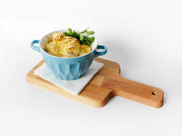 Вареничная №9 - Пельмени cвинo-говяжьи в горшочке