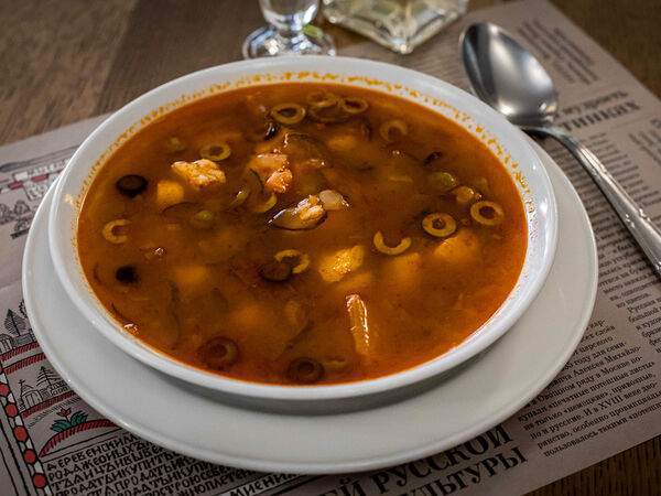 Гостевая изба - Селянка рыбная с судаком и форелью