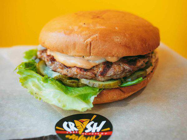 Crash Лаваш - Краш бургер со свининой