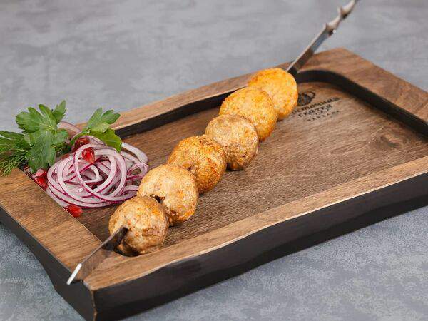 Чайхана восточная сказка - Грибы на мангале