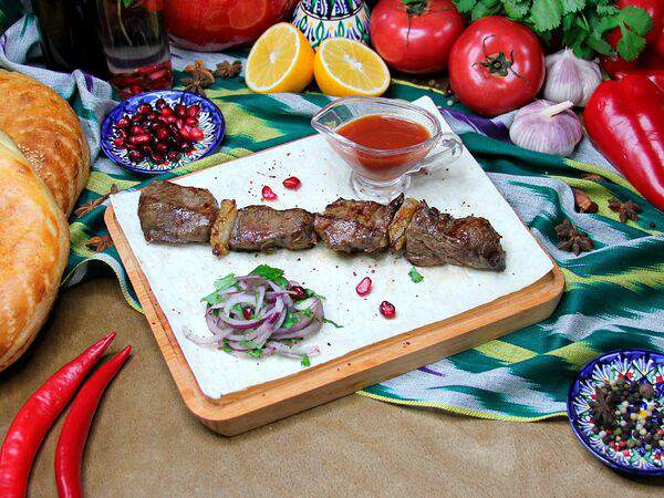 Чайхана Ташкент - Шашлык из говядины