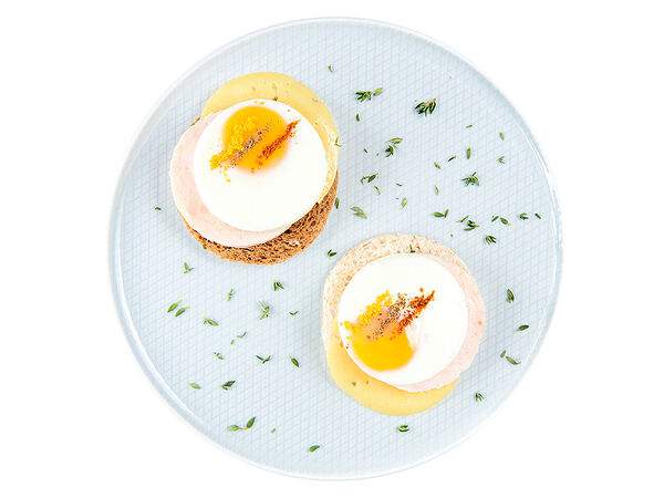 Мандарин - Глазунья Крок мадам