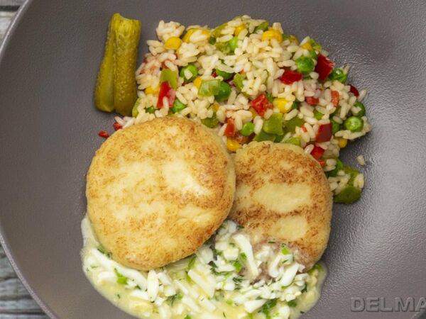 Кофейня №1 - Рыбные котлеты с рисом