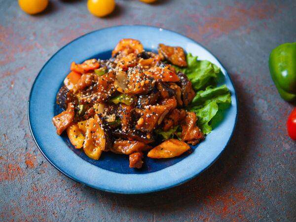 Кафе Gold - Тёплый салат Гурман