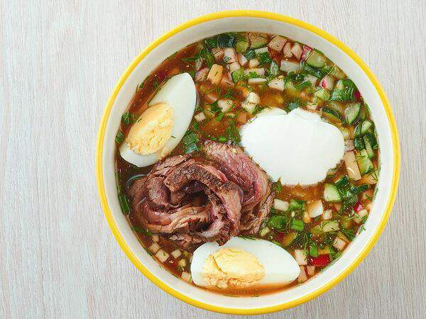 Union Coffee Pizza - Окрошка с ростбифом на квасе