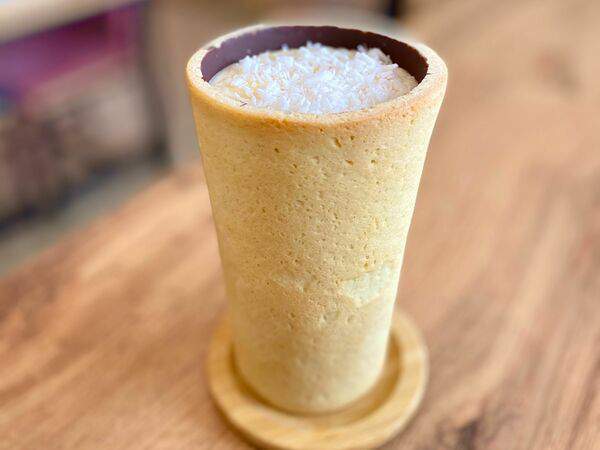 Yummy coffee shop - Съедобный стаканчик песочный