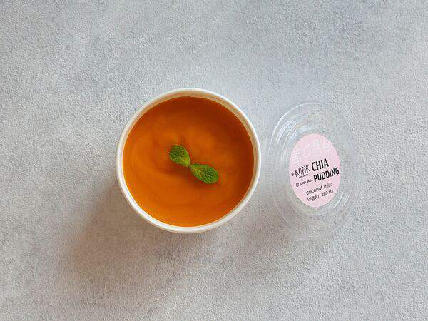 Корж - Чиа-пудинг Манго