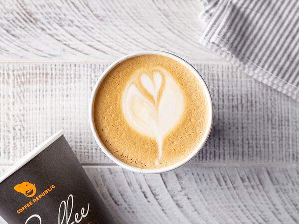 Кофе Репаблик - Большой арахисовый Раф