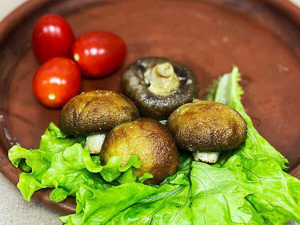 Шашлычный мир - Шампиньоны на мангале