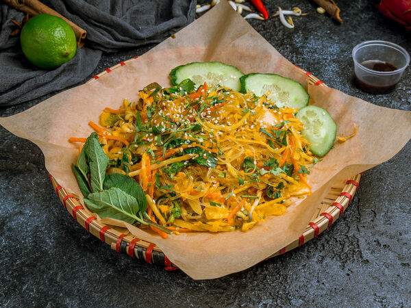 Pho dat viet вьетнамская кухня - Вок Миен сао рау