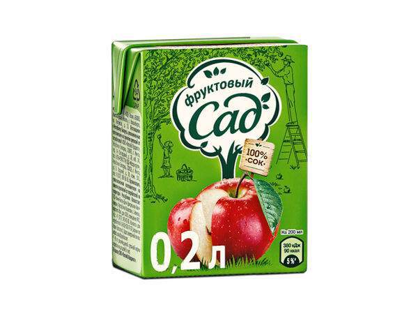 Burger King - Нектар яблочный Фруктовый Сад