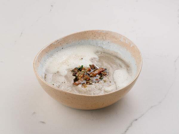 Гаврош - Крем-суп из шампиньонов с беконом